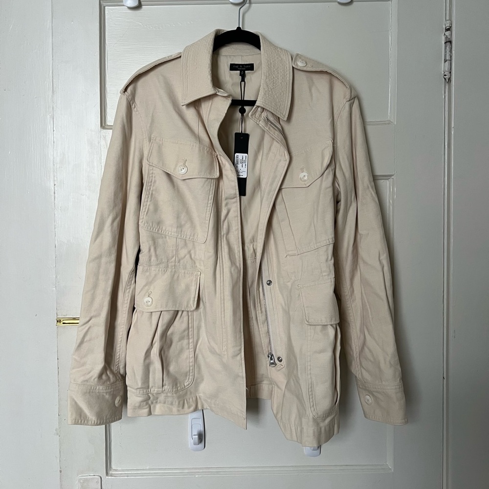 Rag & Bone Lorenz Military Jacket - Ecru